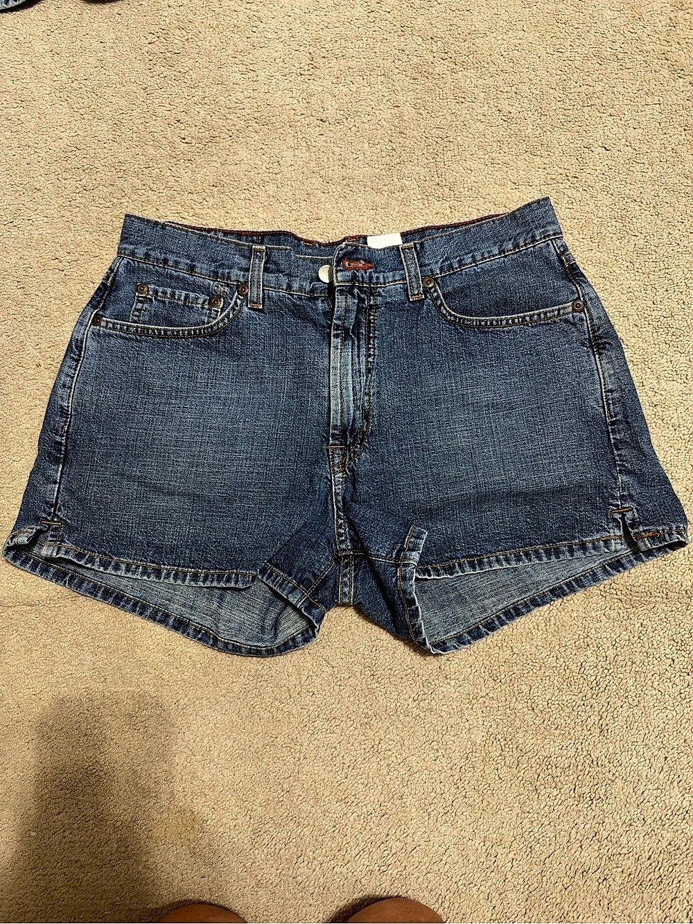 Women’s Lucky Brand Dungarees Denim Jean Shorts Size 10